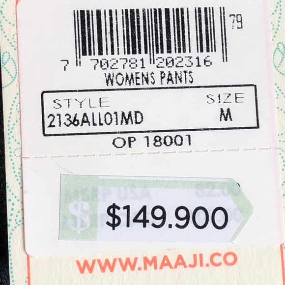 Maaji Activewear Endure High Rise Leggings-Medium - Picture 14 of 16